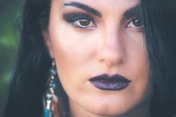 Closeup View of Woman's Face