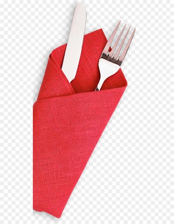 Cloth Napkins Chicken sandwich Knife Wrap Hamburger - Napkin 