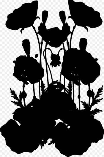 Cloth Napkins Flower Lunch Napkins Clip art Poppy -  
