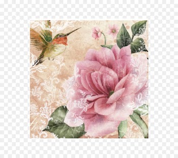 Cloth Napkins Paper Servilleta de papel Crazy Sommer Decoupage - beija flor 