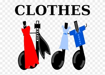 Clothes Clip Art - Word Clothes Png