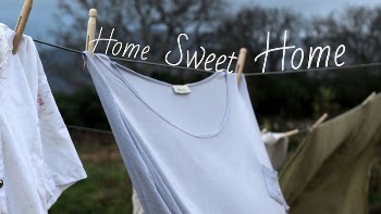 Clothesline aesthetic banner template, home | Free Vector Template - rawpixel