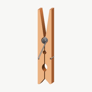 Clothespin clipart, illustration vector. Free | Free Vector - rawpixel