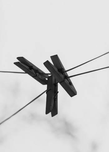 Clothespins In Close-up View
