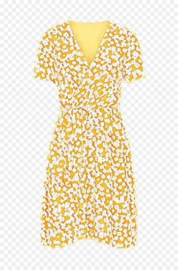 clothing day dress dress yellow cover-up