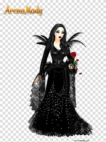 Clothing Fashion Costume design Moja pani, morticia transparent background PNG clipart