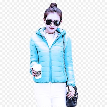 clothing hood outerwear jacket turquoise