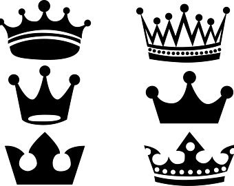 Clothing King Crown Icon clip art Free vector in Open office ...