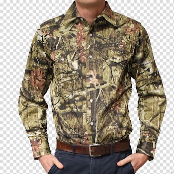 Clothing Military camouflage T-shirt Suit, floor lawn transparent background PNG clipart