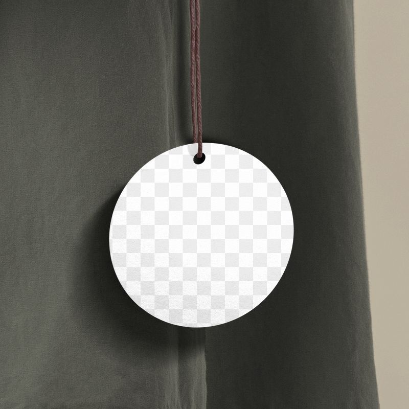 Clothing tag png mockup, transparent | Free PNG Mockup - rawpixel