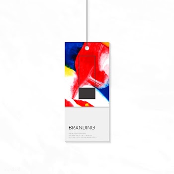 Clothing tag with artistic design | Free stock vector - 566720