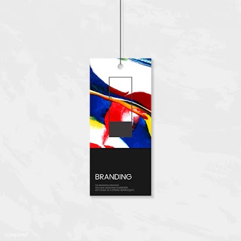 Clothing tag with artistic design | Free stock vector - 566725