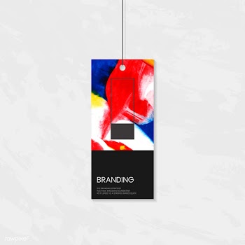 Clothing tag with artistic design | Free stock vector - 566727