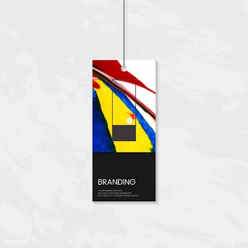 Clothing tag with artistic design | Free stock vector - 566748