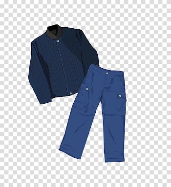 Clothing Trousers Designer Sweater, Men's clothing autumn blue transparent background PNG clipart