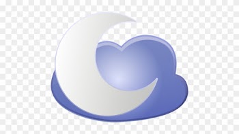 Cloud And Moon Weather Icon Png Clip Art - Moon Weather Clipart