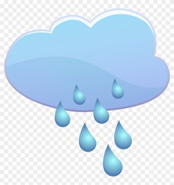 Cloud And Rain Drops Weather Icon Png Clip Art - Cloud And Rain Drops Weather Icon Png Clip Art