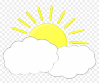 Cloud And Sun Clipart A - Sun Behind Clouds Clipart