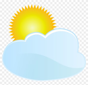 Cloud And Sun Weather Icon Png Clip Art - Cloud And Sun Weather Icon Png Clip Art