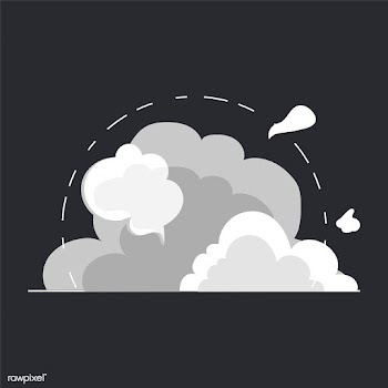 Cloud bang black | Free stock vector - 60329