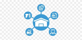 Cloud Based Business - Warehouse Management System Icon