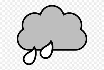 Cloud Black And White Storm Cloud Clipart Black And - Rain Cloud Clipart
