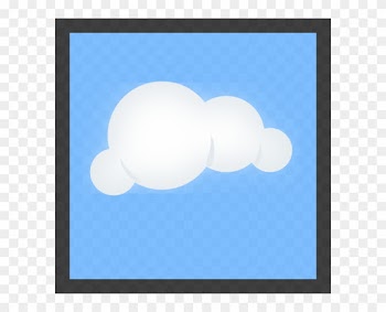 Cloud Blue Background 72px Clip Art At Clker - Cartoon Cloud With Blue Background