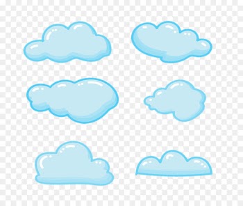 Cloud Blue Sky Clip art - Cartoon clouds 