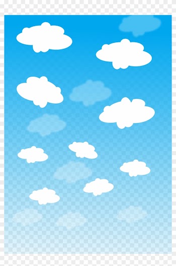 Cloud, Blue, White, Cartoon, Clouds, Sky, Free, Nature - Clipart Ciel