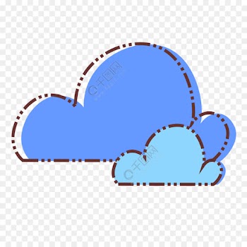 Cloud, Cartoon, Encapsulated Postscript, Blue, Heart PNG