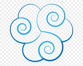 Cloud, Celtic, Blue, Illumination, Triskell, Symbol - Celtic Cloud
