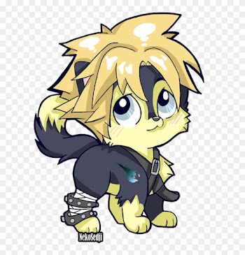 Cloud Chibi Wolf By Sedji - Drawing