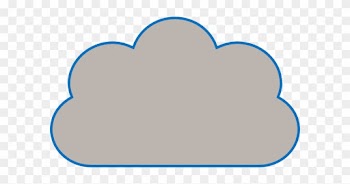Cloud Clip Art - Cloud With Flat Bottom