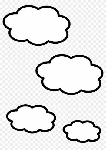 Cloud Clip Art - Clouds Clipart Black And White