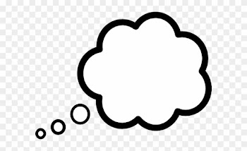 Cloud Clip Art - Thought Bubble Pdf