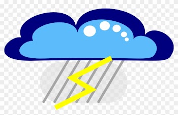 Cloud Clipart - صورة رعد كرتون