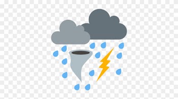 Cloud Clipart Bad Weather - Bad Weather Icon