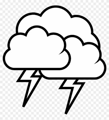 Cloud Clipart Black And White Thunderstorm Cloud Rain - Cloud Clipart Black And White Thunderstorm Cloud Rain