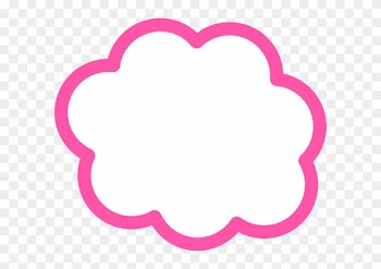 Cloud Clipart Pink Cloud - Pink Cloud Outline