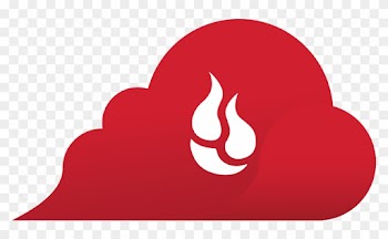 Cloud Clipart Red - Backblaze Cloud
