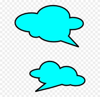 Cloud Clipart - Speech Balloons Png Yellow
