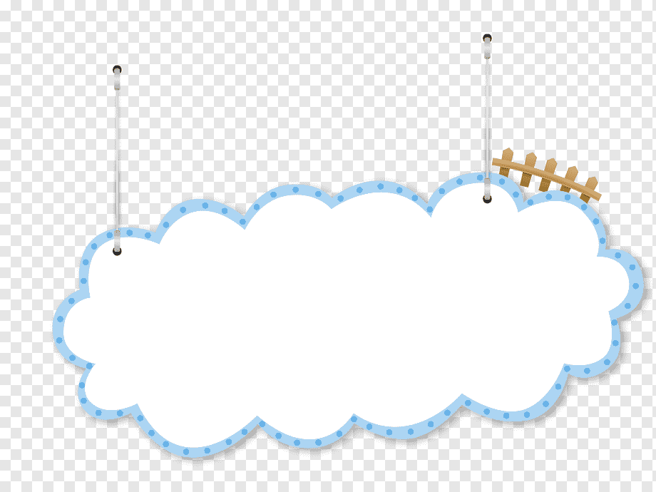 cloud, clouds graphic sticker, border, blue, angle png