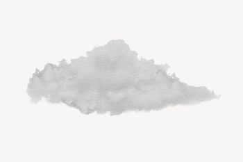 Cloud collage element, simple design | Free Photo - rawpixel