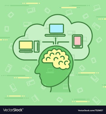 Cloud Computing Concept vector image