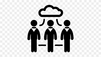 Cloud Computing Connecting People Vector - Bromas Del Dia Delos Santos Inocentes