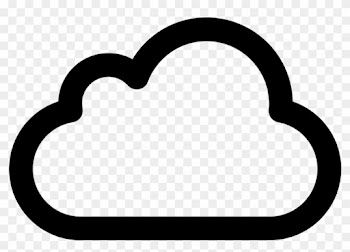 Cloud Computing Icon Transparent For Kids - Cloud Icon Noun Project