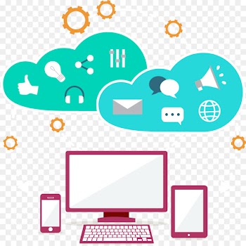 Cloud computing Internet Icon - Vector creative computer cloud capabilities 