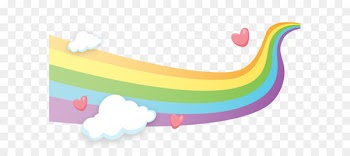 Cloud computing Raster graphics - Rainbow Love Cloud 