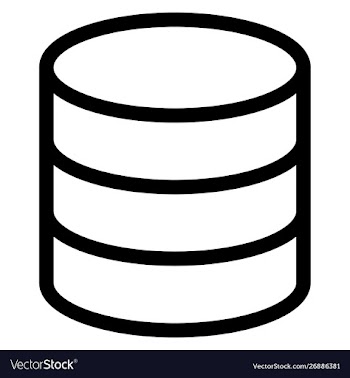 Cloud data database server storage icon vector image