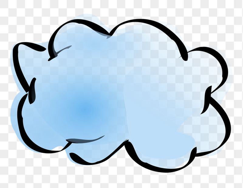 Cloud doodle png sticker, transparent | Free PNG - rawpixel